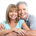 Senior Happy Couple With Dental Implants From Brandon Complete Dental Care